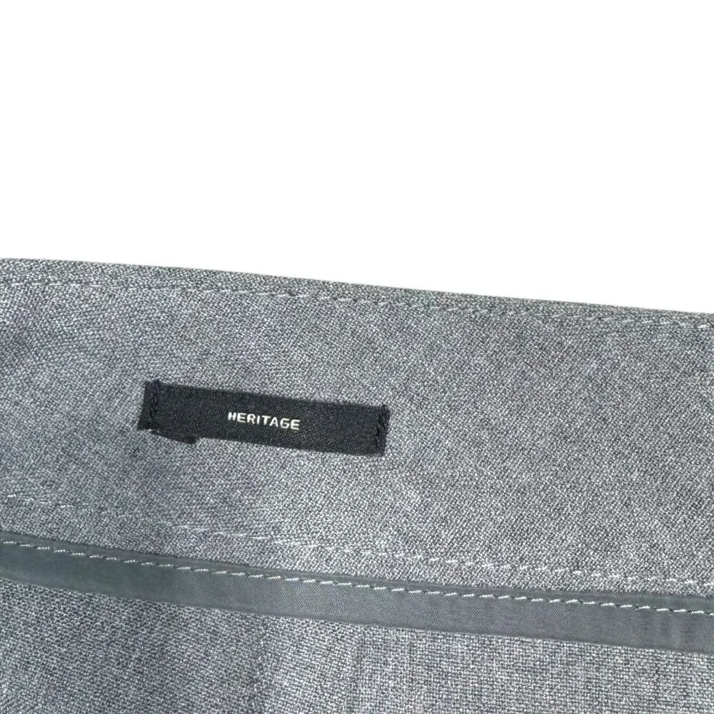 Talbots Heritage Fit Cropped Trousers Gray Size 12 - Picture 4 of 9